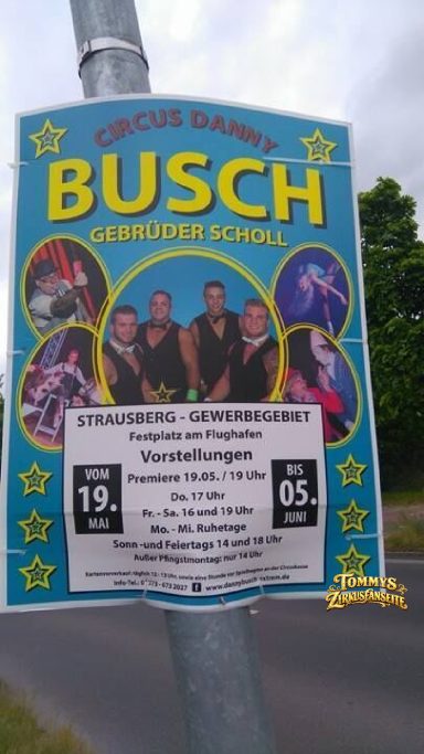Circus Danny Busch (Plakat Steher)